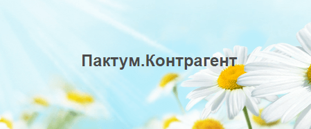 Пактум Контрагент Пактум Контрагент